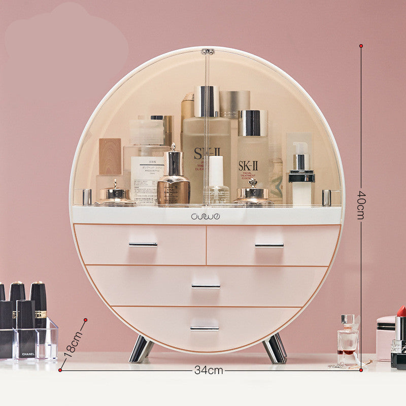 Desktop Dustproof Lipstick Mask Dressing Table Skin Care Product Rack