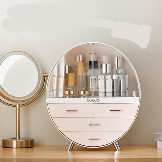 Desktop Dustproof Lipstick Mask Dressing Table Skin Care Product Rack