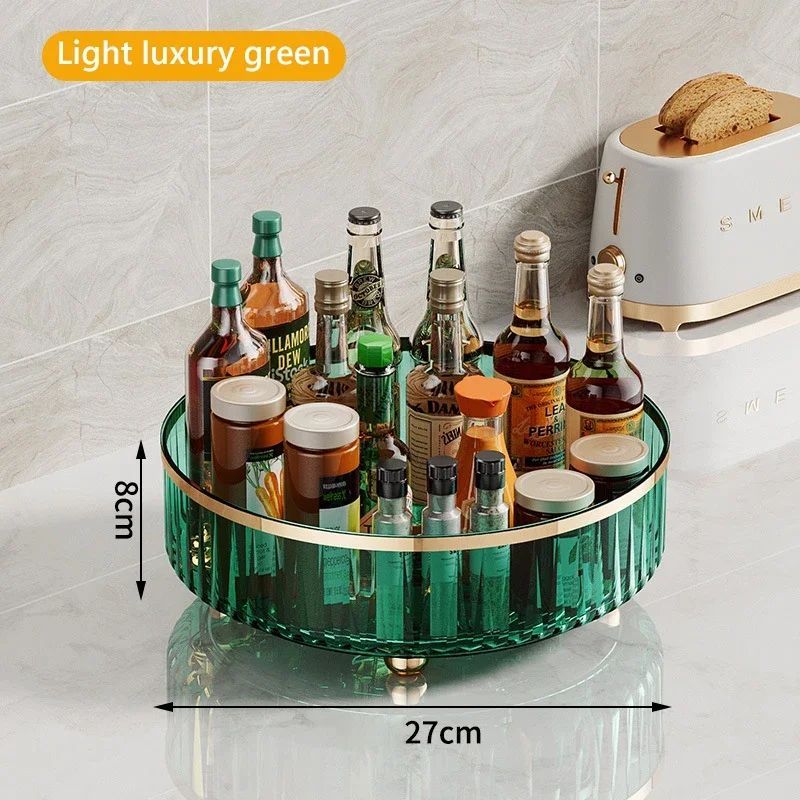 Skincare Organizer Transparent Makeup Storage Tray For Jewelry Aromatherapy