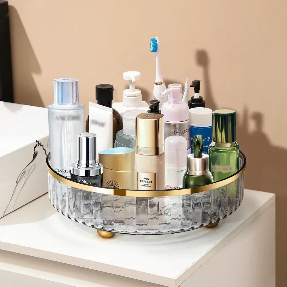 Skincare Organizer Transparent Makeup Storage Tray For Jewelry Aromatherapy